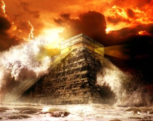 Imagen de la profecía del fin del mundo de los mayas