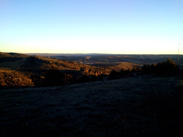 Vista del Señorío de Molina desde uno de los cerros de Rillo de Gallo. // Foto: M.P.