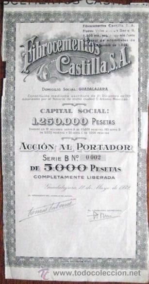 Fibrocementos Castilla operó en Guadalajara entre 1931 y 1981 y envenenó a cientos de operarios. En la imagen, una acción de la factoría