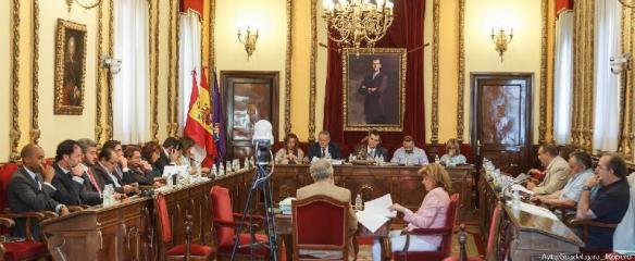 Vista general del Pleno del Ayuntamiento. // Foto: Jesús Ropero (Ayto. de Guadalajara).