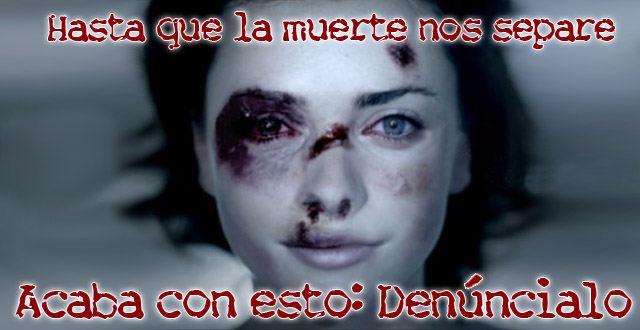 Una de las imágenes de condena a la violencia de género. // Foto: satjerez.com