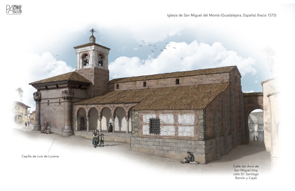 Reconstrucción de la iglesia de San Miguel del Monte (1575). // Imagen: PAR